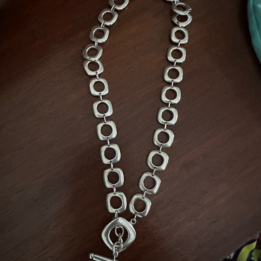Tiffany silver choker necklace